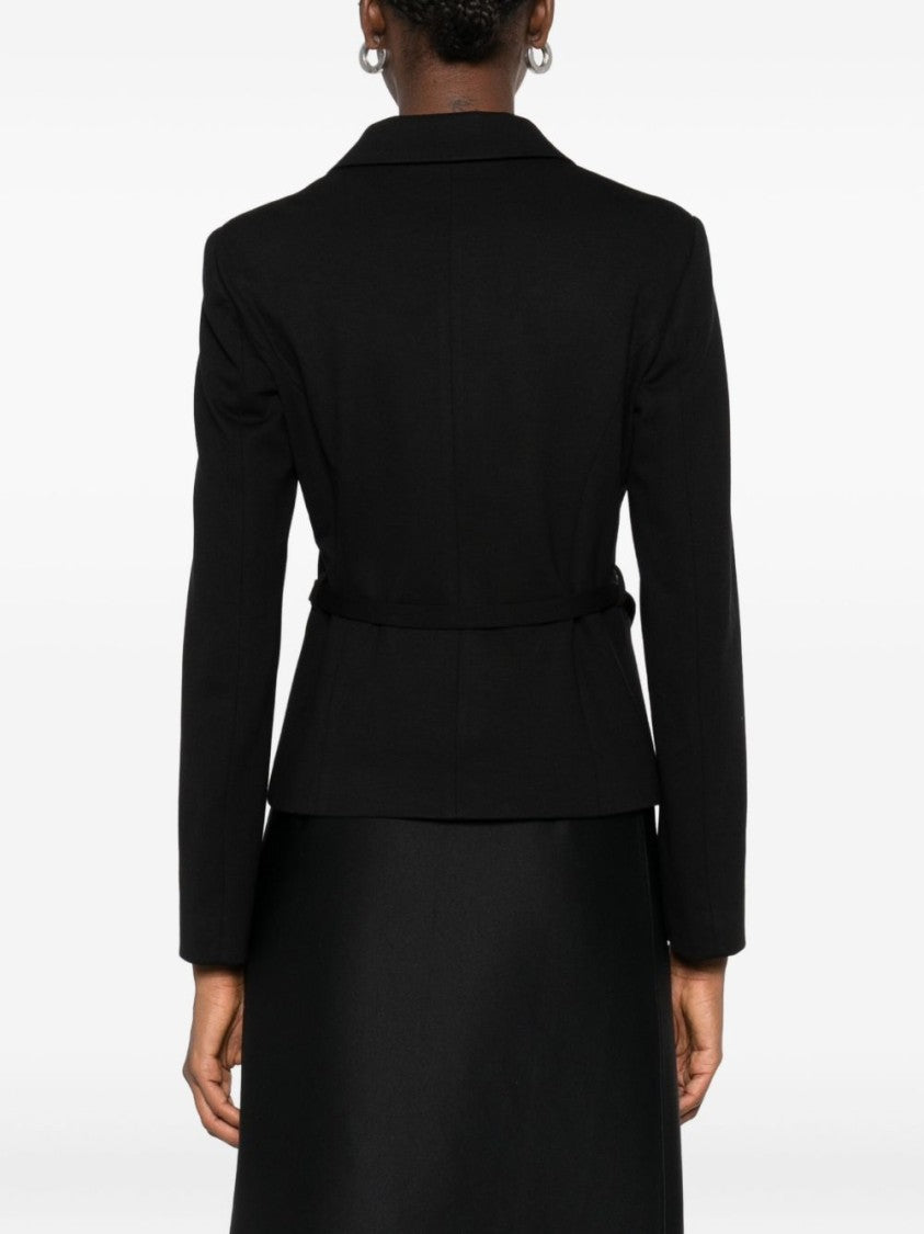 Liu Jo Tailored Black Jacket With Structured Silhouette
