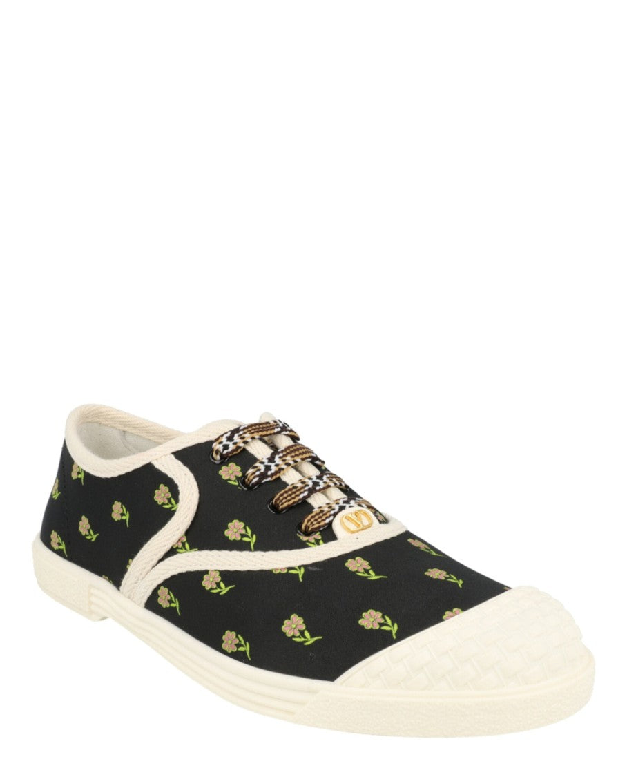 Valentino Bay By Bay Floral Low-Top Sneakers