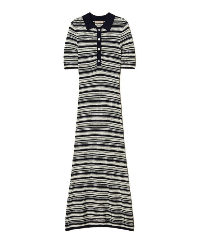 Twin-Set Maxi Dress With Striped Pattern