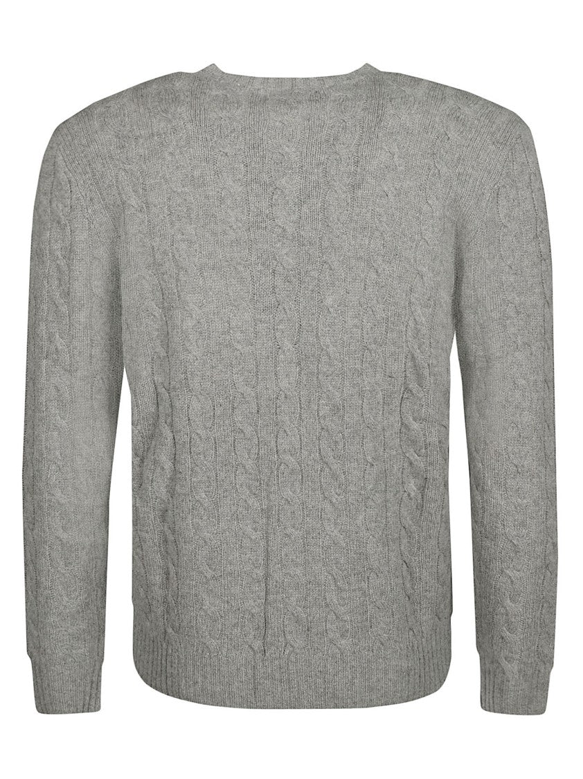 Polo Ralph Lauren Cable Knit Wool-Cashmere Crewneck Sweater