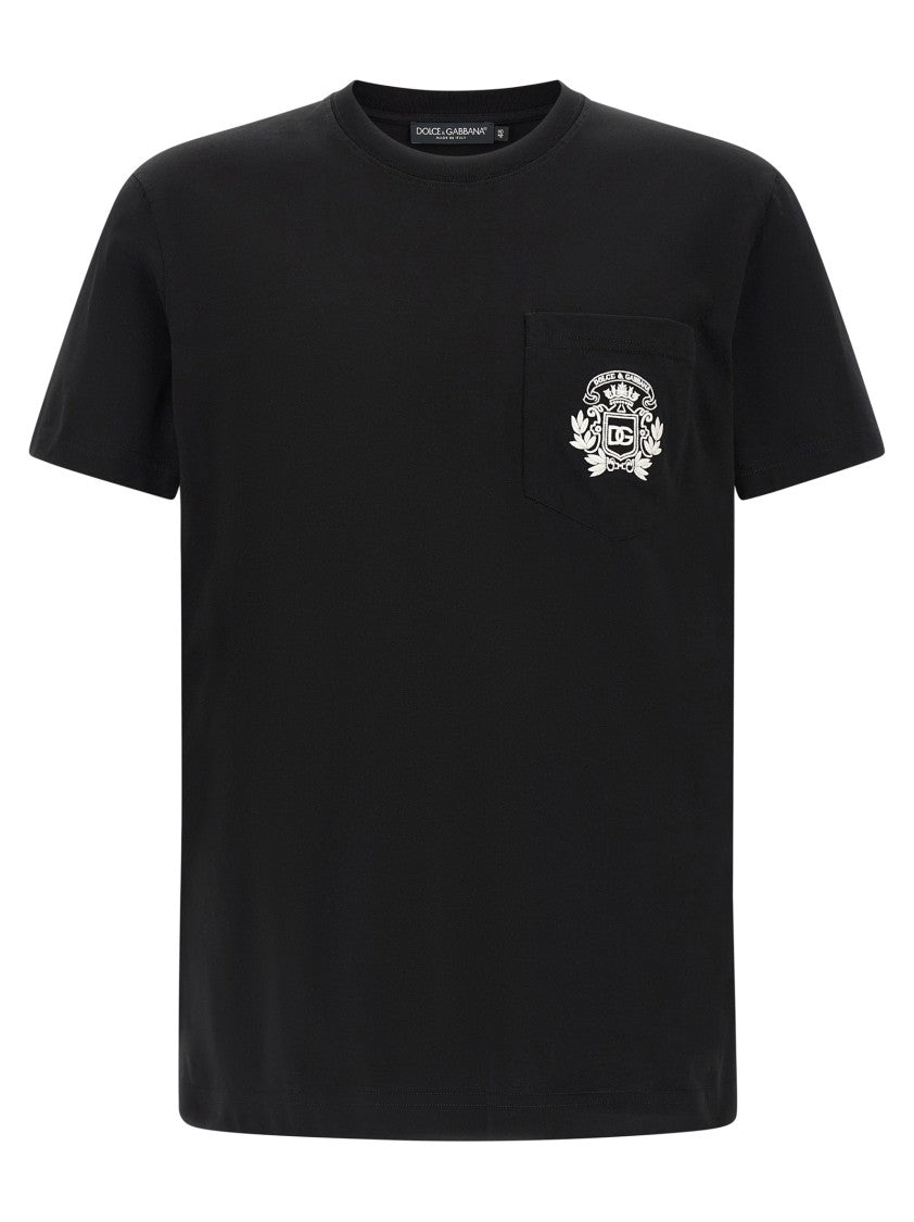 Dolce & Gabbana 'Dg' Embroidered T-Shirt