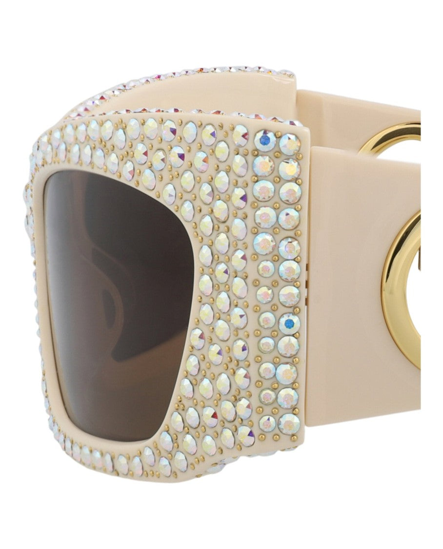 Gucci Shield-Frame Recycled Acetate Sunglasses
