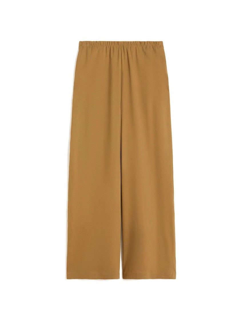 Max Mara Warm Brown Mxpdestin Wide-Leg Pants