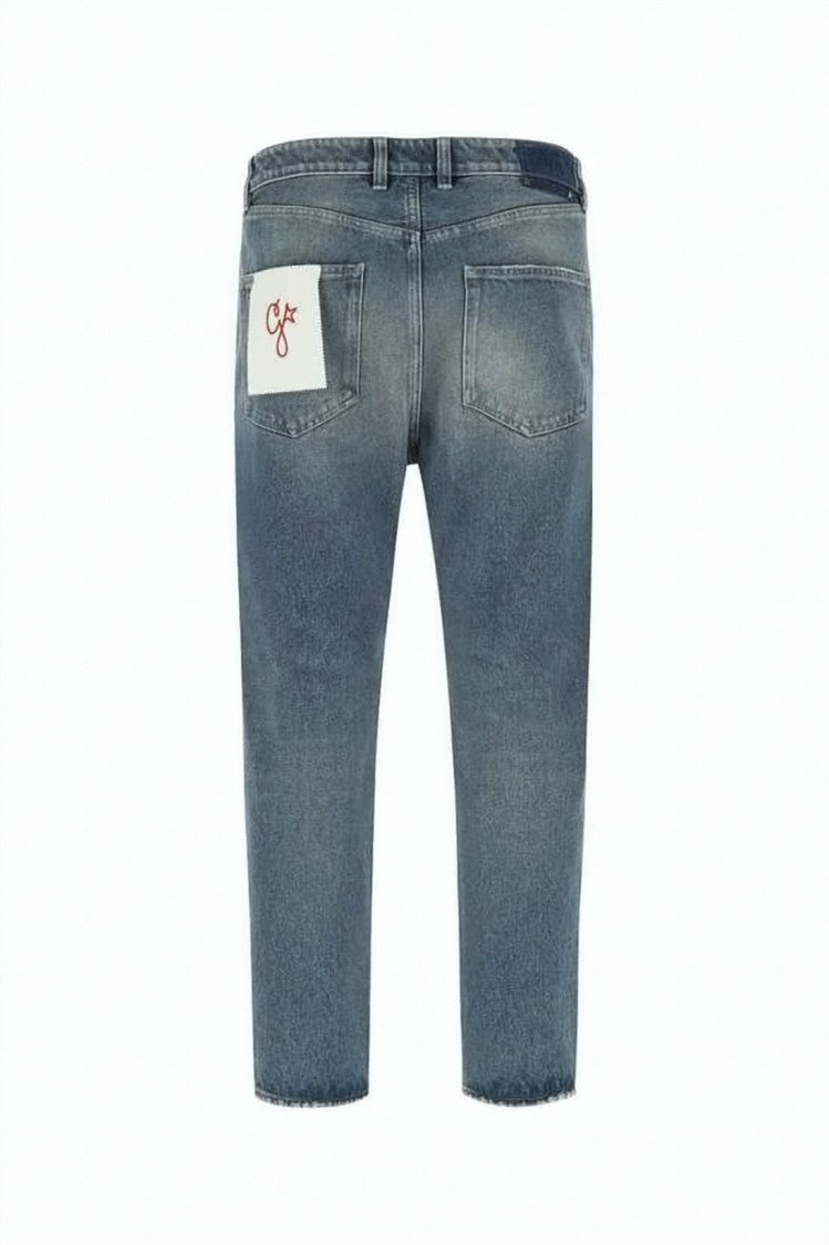 Golden Goose Medium Wash Slim-Fit Jeans With Classic Five-Pocket Design