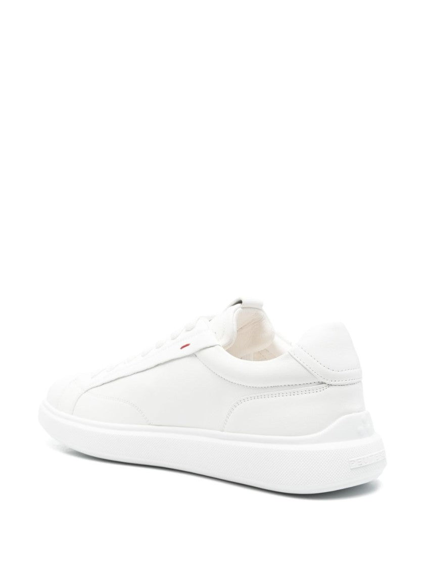 Peuterey White Sneakers With Lace-Up Design