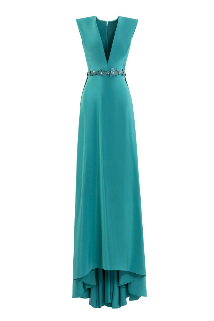Saiid Kobeisy Plain Crepe Dress