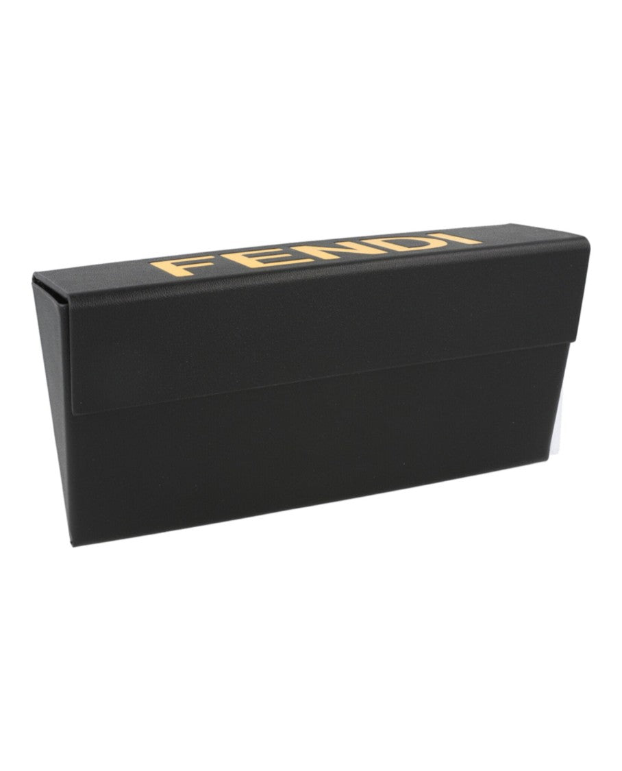 Fendi Aviator-Frame Metal Sunglasses With Adjustable Nose Pads