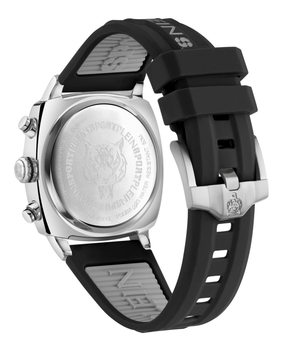 Plein Sport Wildcat Chronograph Watch With Guilloche Dial