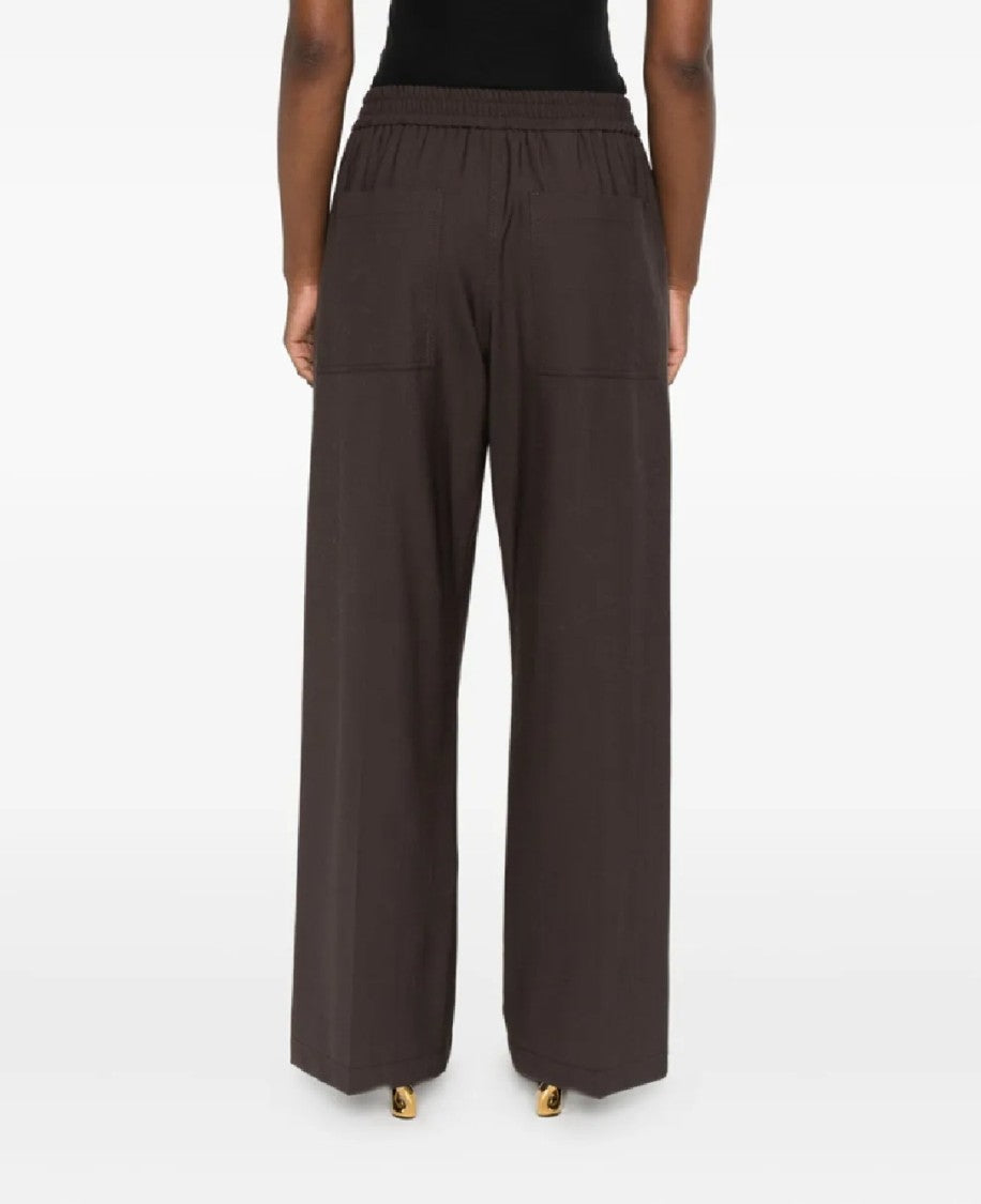 Brunello Cucinelli Wide-Leg Trousers With Relaxed Fit