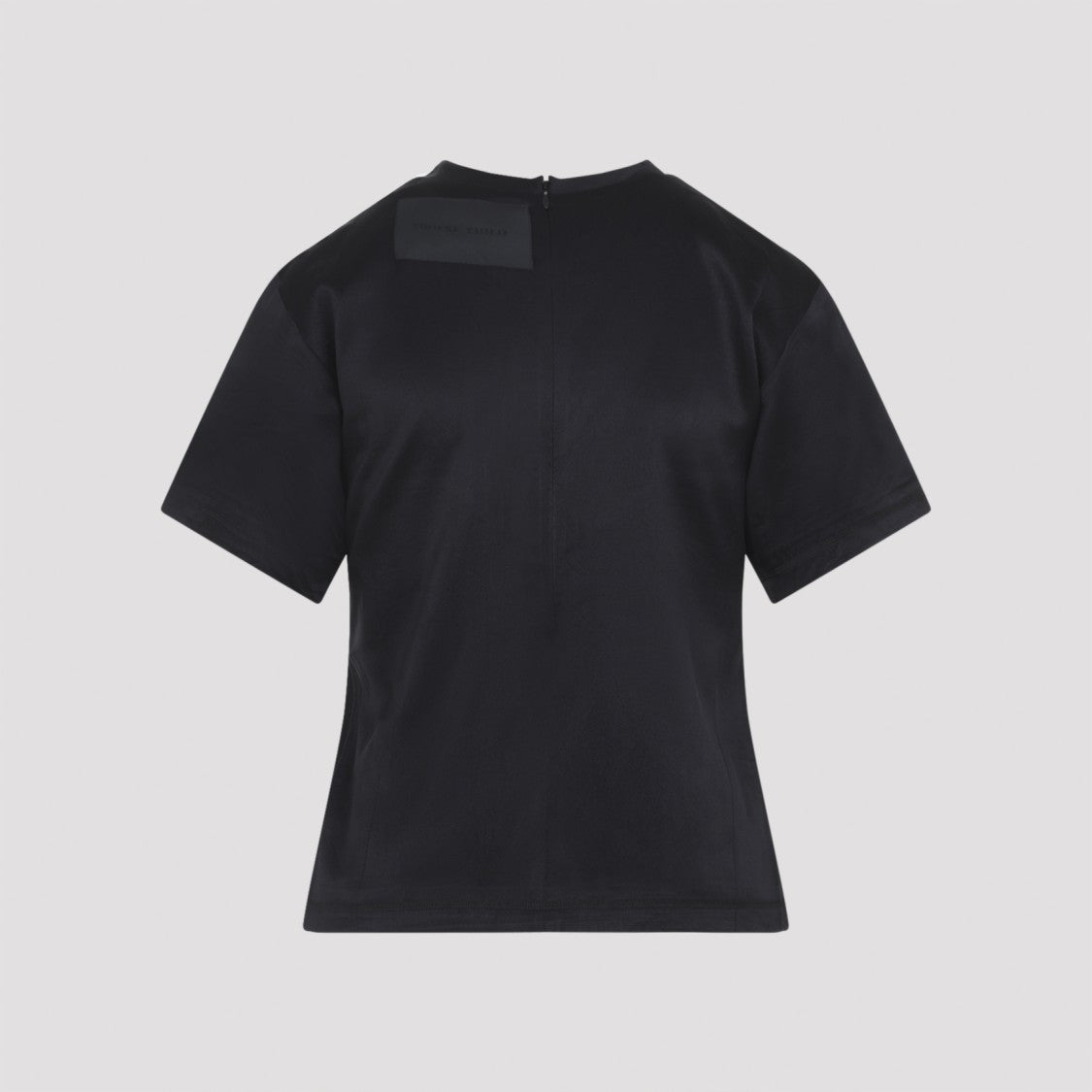 Phoebe Philo Silk-Blend T-Shirt With Subtle Zipper Detail