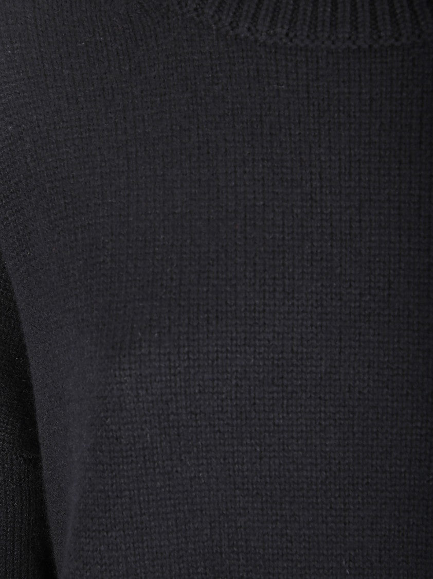 Lisa Yang Asymmetrical Turtleneck Sweater In Soft Cashmere
