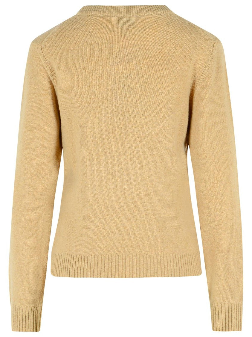 Ganni Beige Wool Blend Sweater