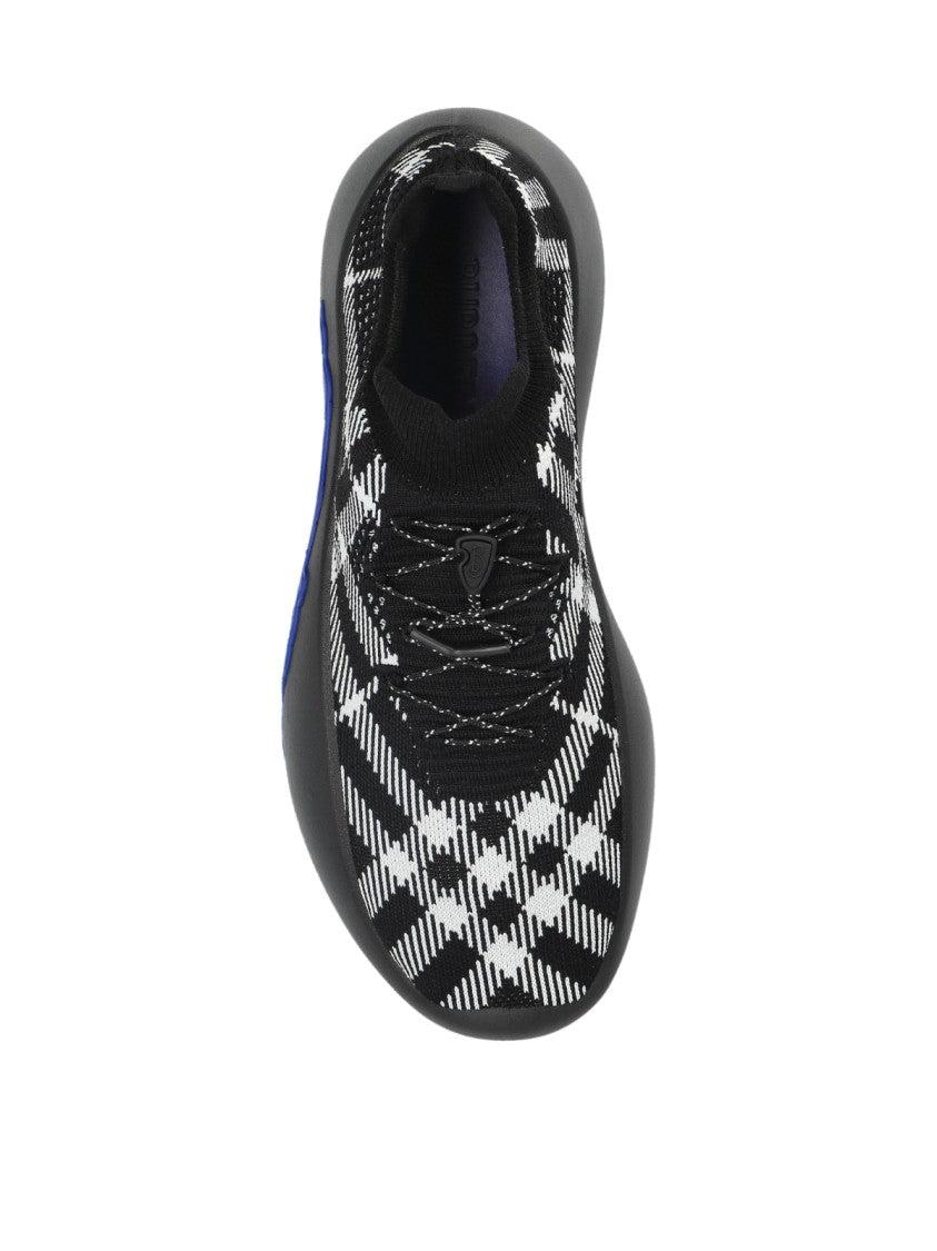Burberry Neptune Check Logo Sneakers