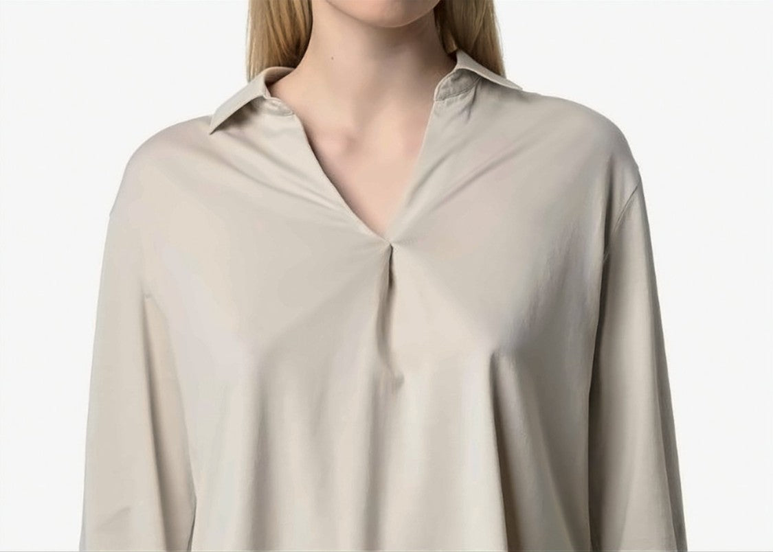 K-Way Grenerie Cotton Silk Blend Jersey Shirt