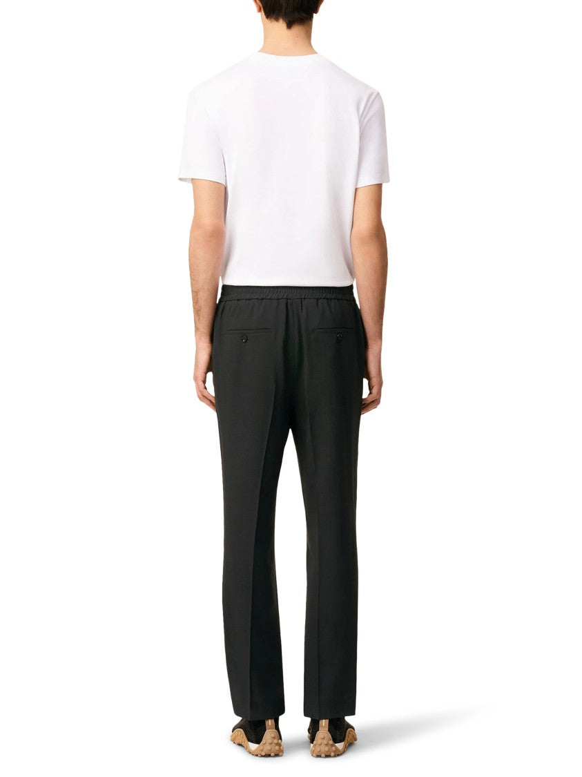 Ami Tailored Grey Trousers With Elastic Waistband