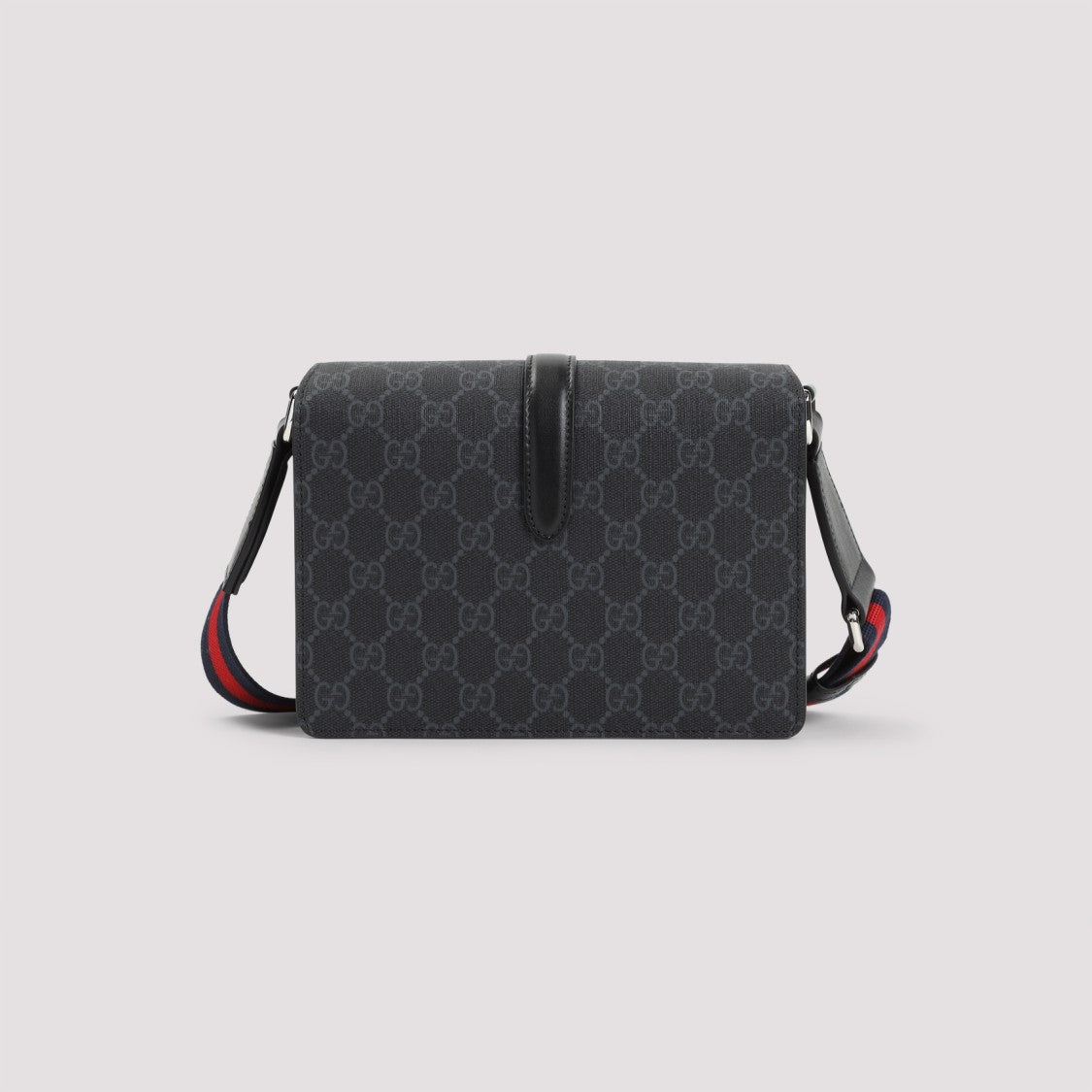 Gucci Gg Supreme Textile And Leather Shoulder Bag