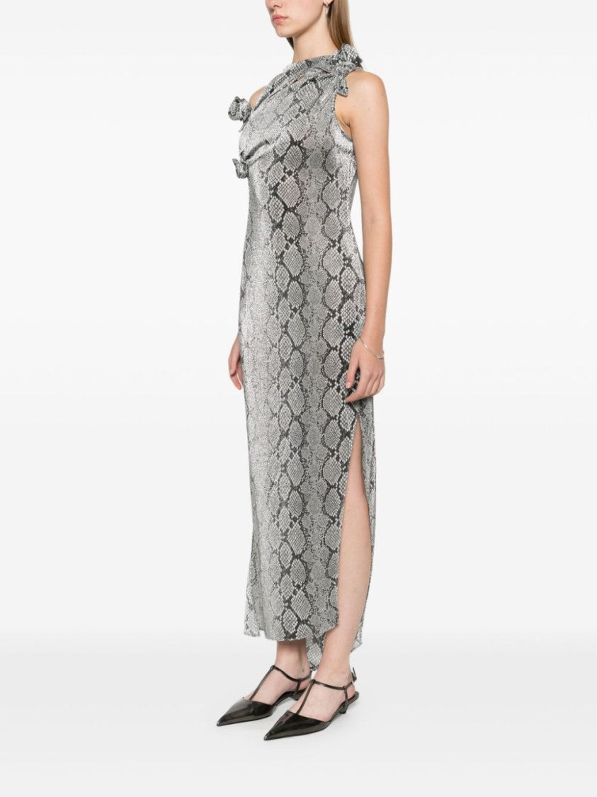 Coperni Lamé Effect Maxi Dress