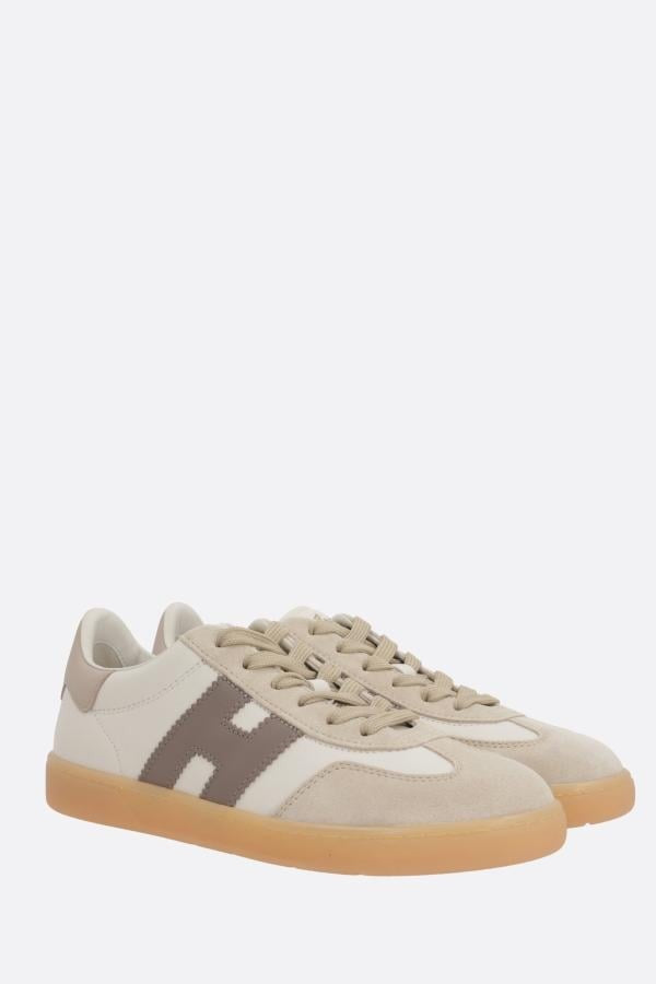 Hogan Ivory And Brown Low-Top Sneakers