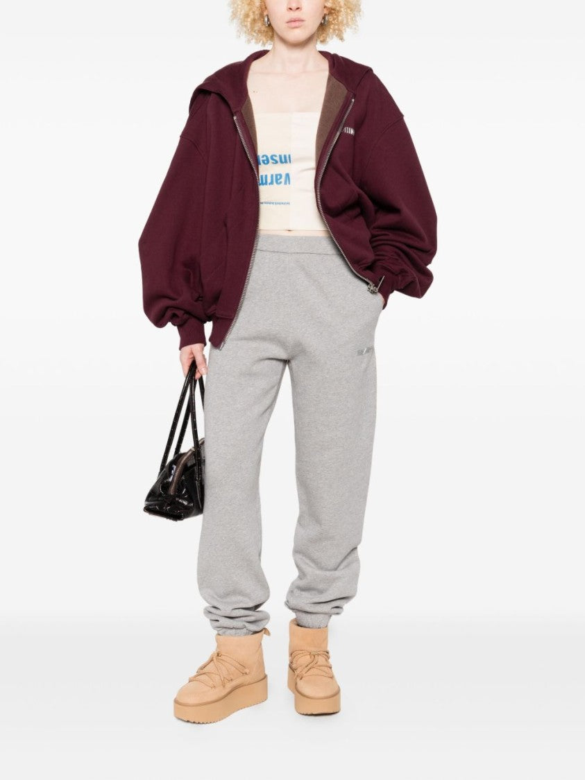 The Attico Soft Cotton Fleece Track Pants