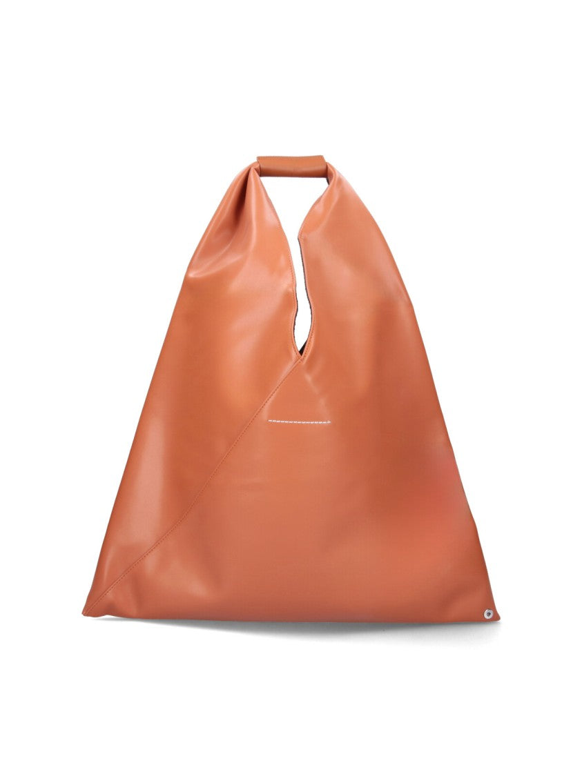 Mm6 By Maison Margiela Medium Triangular Tote Bag In Eco-Leather