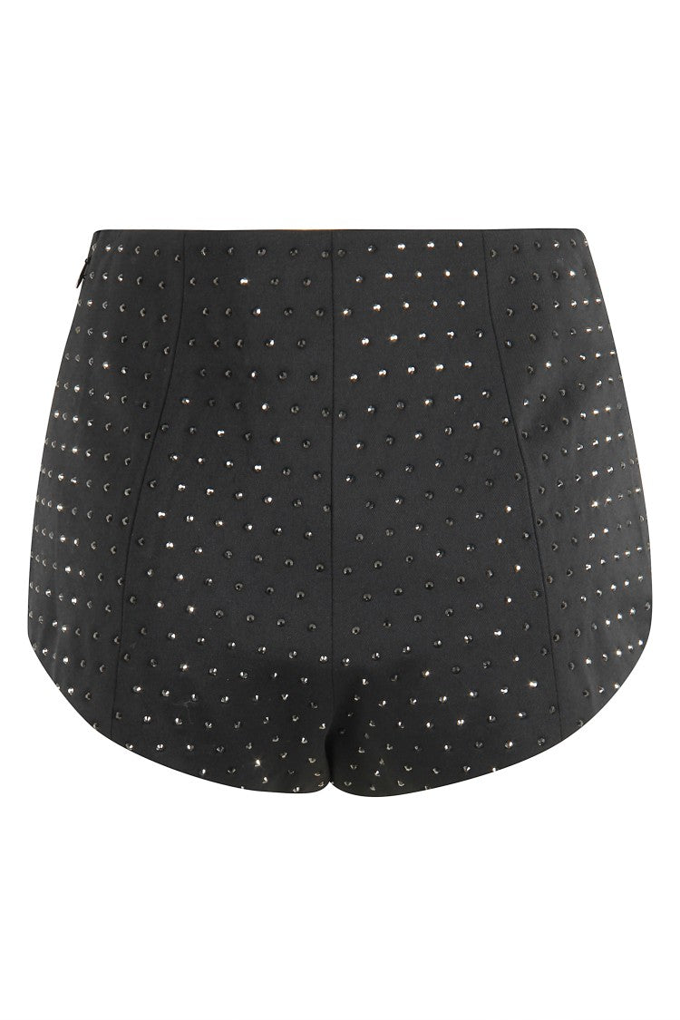 The Andamane Tailored Culottes With All-Over Rhinestone Detail