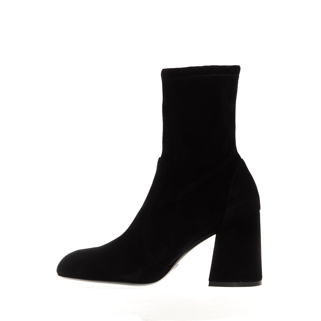 Stuart Weitzman 85Mm Black Suede Ankle Boots