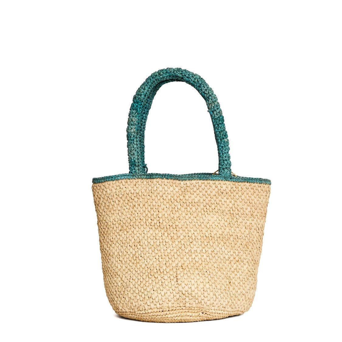 Mc2 Saint Barth Marcy Woven Bi-Color Tote Bag
