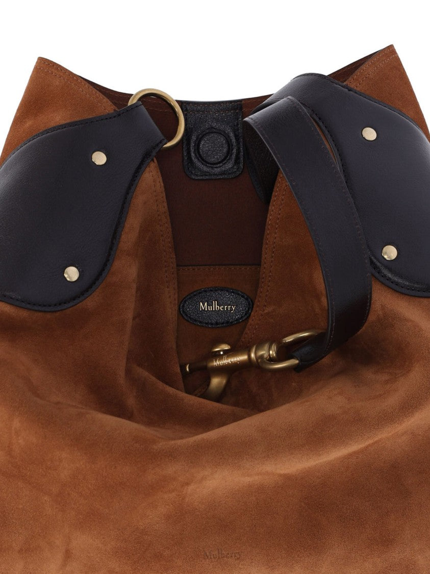 Mulberry Large Calf Suede Shoulder Bag