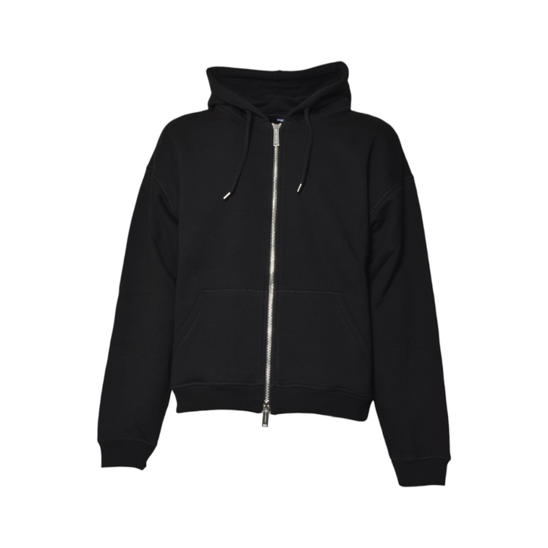 Dsquared2 Zip-Up Hoodie With Bold Graphic And Drawstring Hood