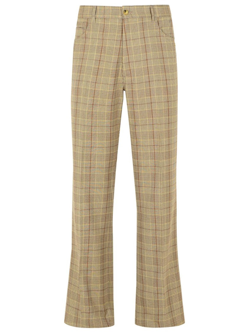 Amiri Beige Virgin Wool Blend Trousers