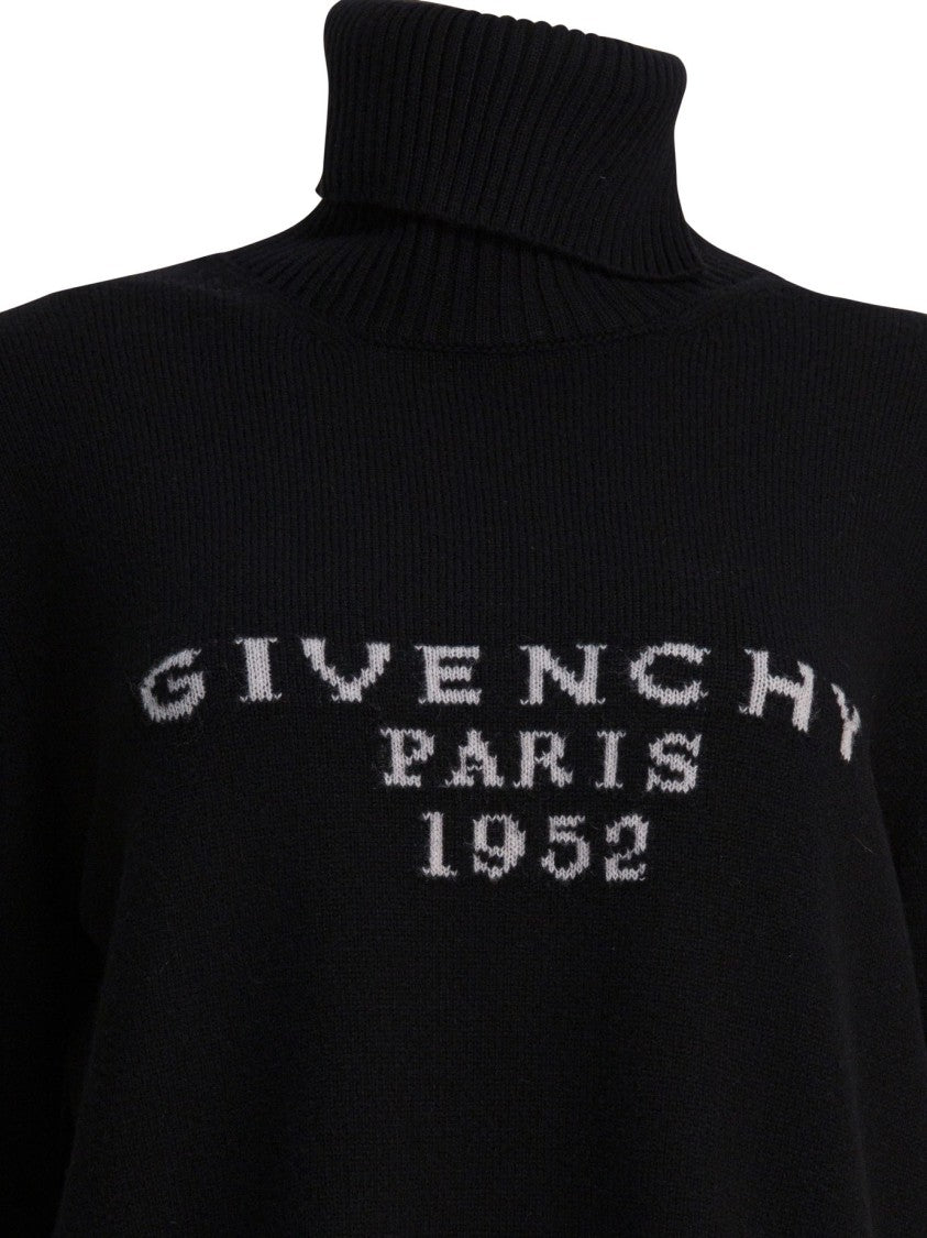 Givenchy Paris 1952" Turtleneck Sweater