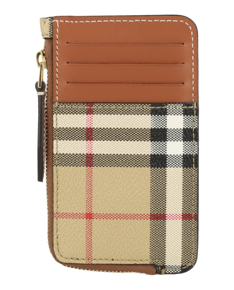 Burberry Sommerset Check Zip Card Holder