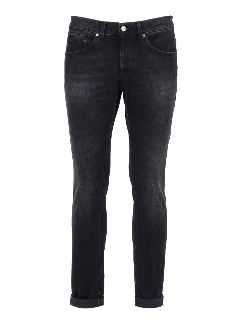 Dondup Slim Fit Casual Pants With Classic Five-Pocket Design