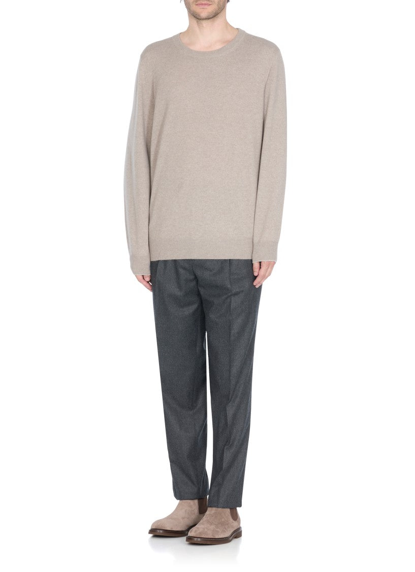 Brunello Cucinelli Beige Cashmere Sweater
