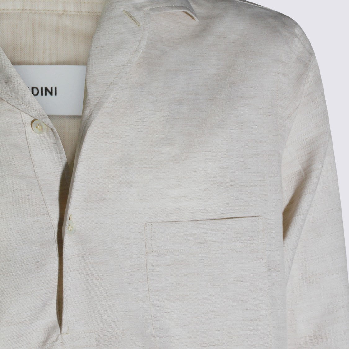 Lardini Relaxed Fit Casual Shirt With Textured Fabric