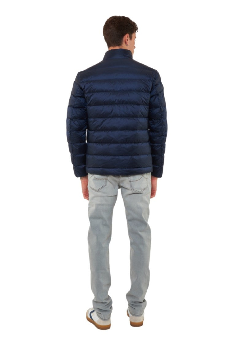 Blauer Quilted Down Jacket Fixed Hood