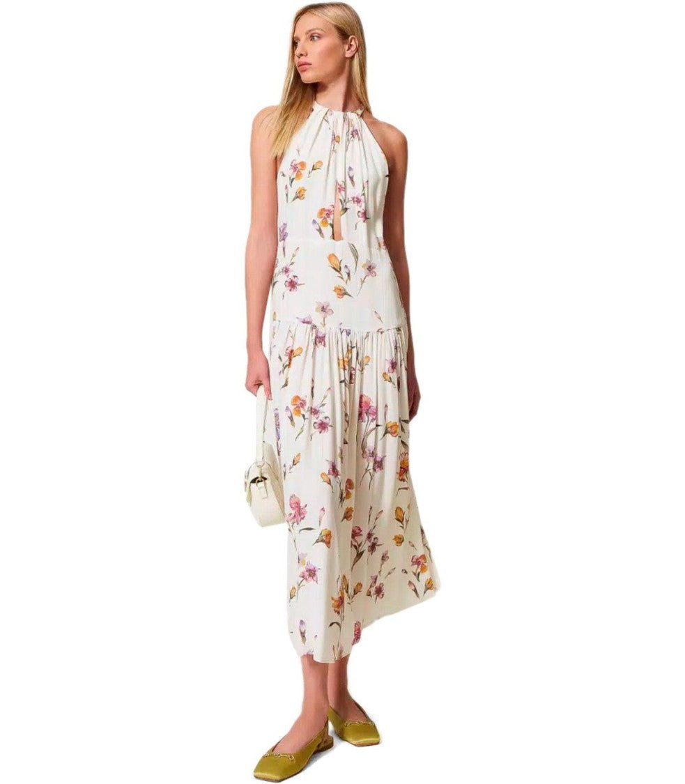 Twin-Set Madreperla Floral Long Dress