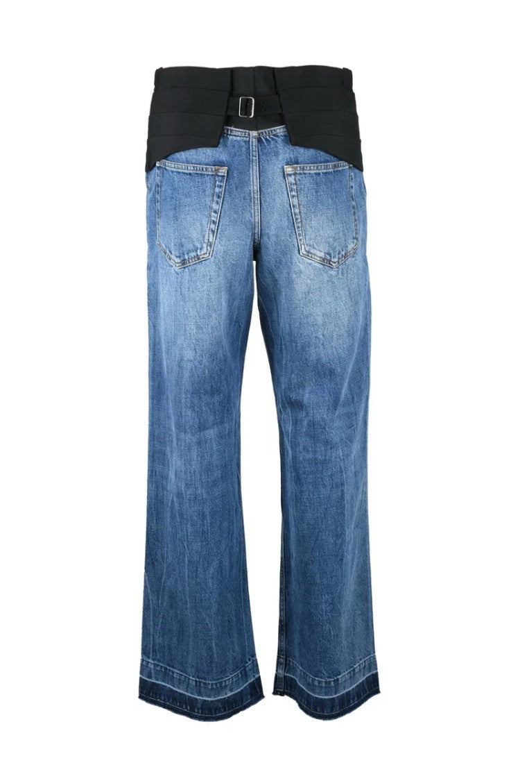 Stella Mccartney Wide Leg Jeans - Black/Blue