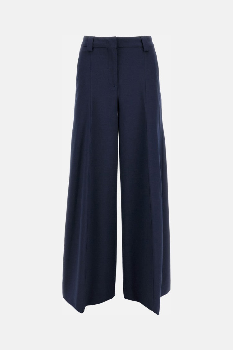 The Latest Wide Trousers With Classic Front Closure