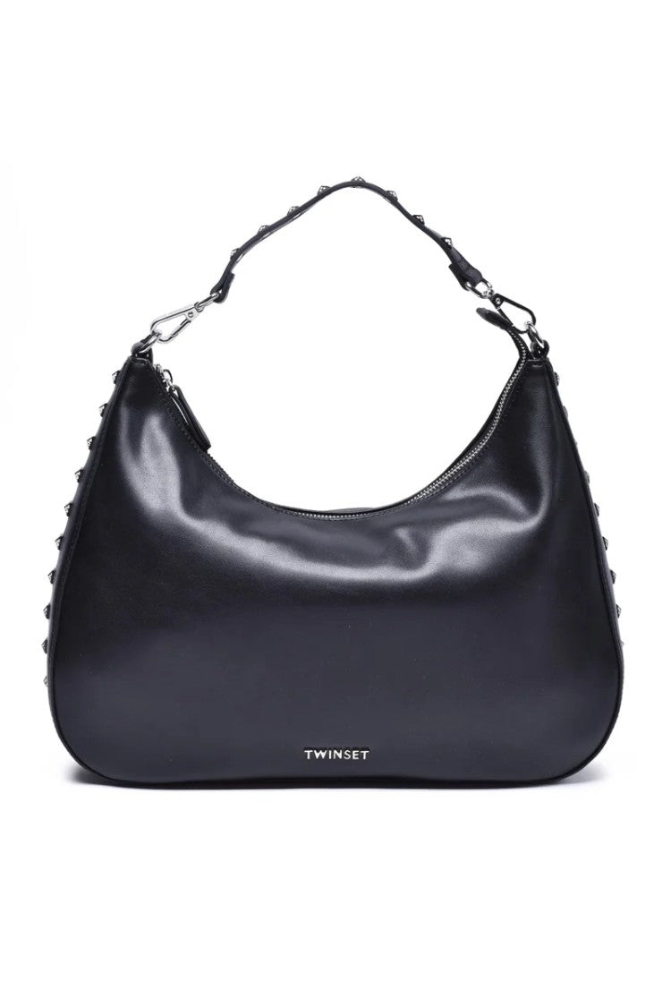 Twin-Set Large Hobo Bag Black