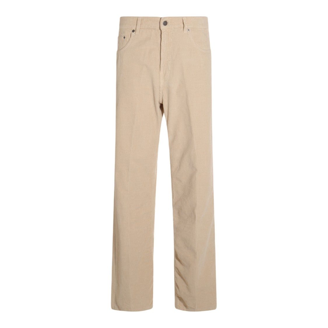 Haikure Textured Corduroy Straight-Leg Pants