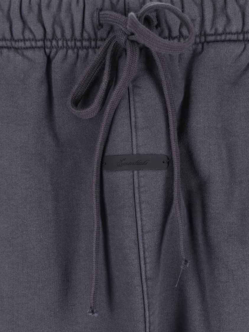 Fear Of God Essentials Beige Wide-Leg Drawstring Cotton Trousers