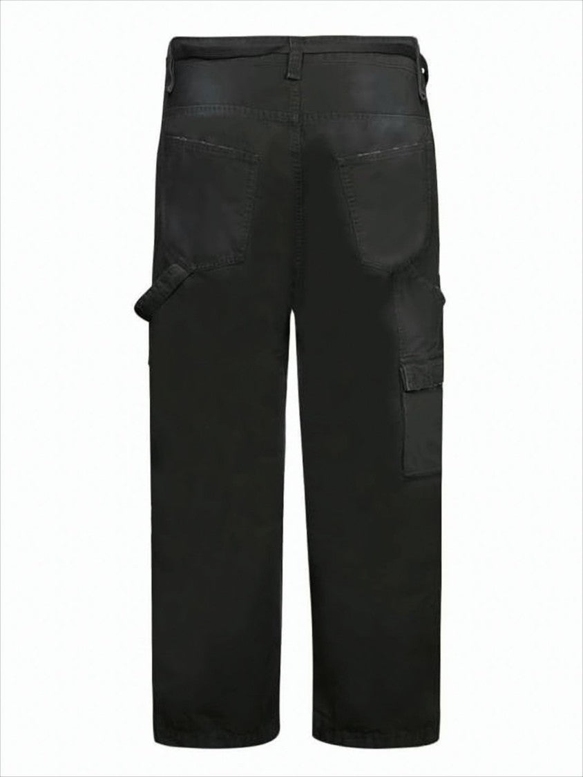 Balenciaga Relaxed Fit Black Denim Pants