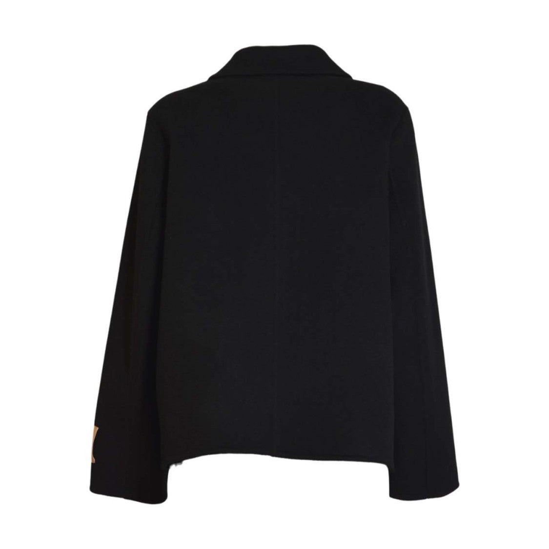 Solotre Sophisticated Tailored Black Coat With Timeless Appeal