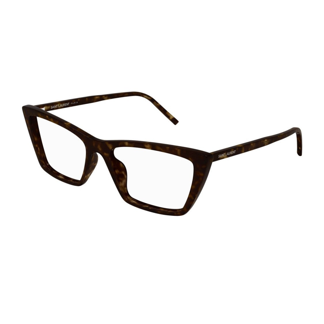 Saint Laurent Havana Sl 737 Mica Thin Acetate Butterfly Sunglasses