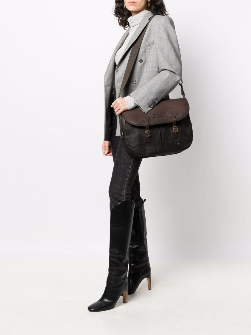 Barbour Wax Leather Tarras Shoulder Bag
