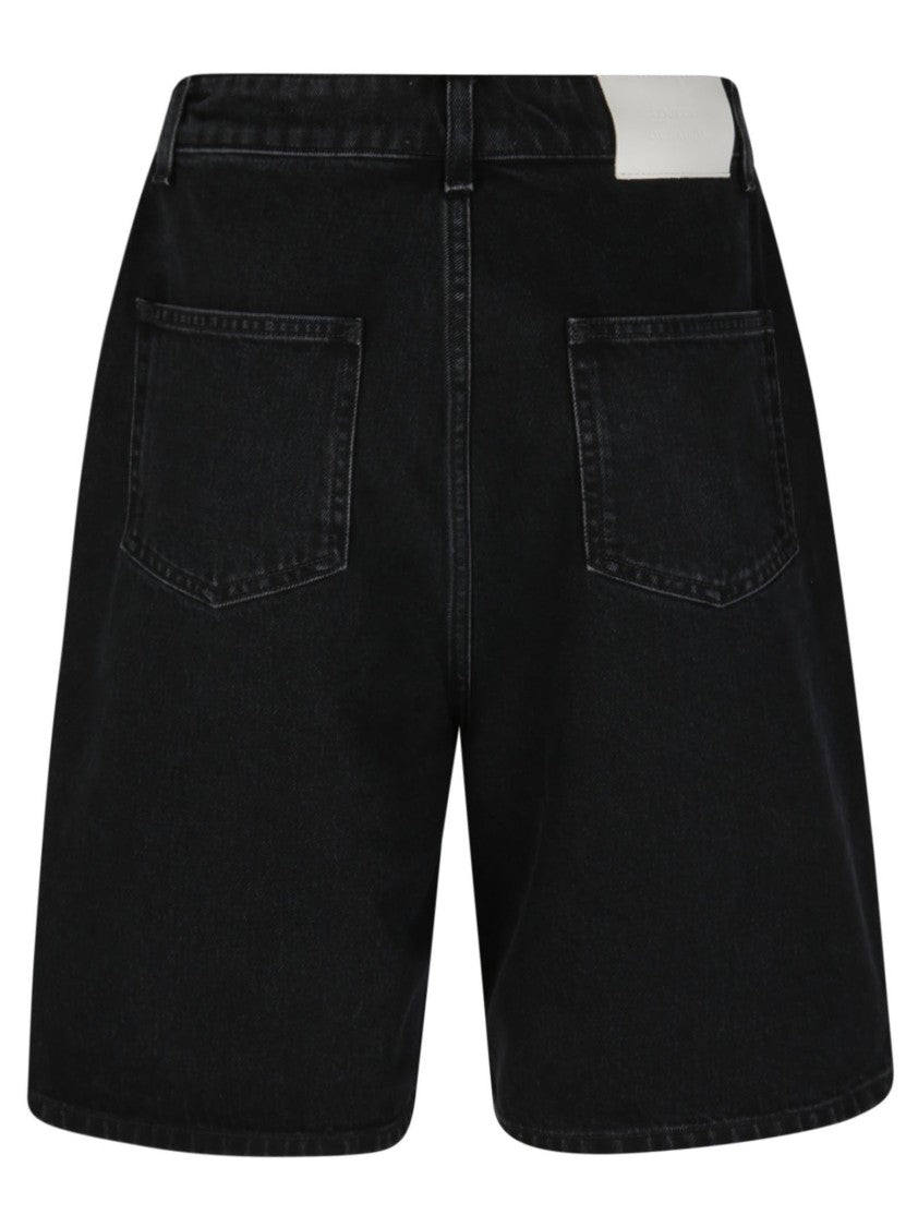 Loulou De Saison Isu Organic Cotton Denim Shorts