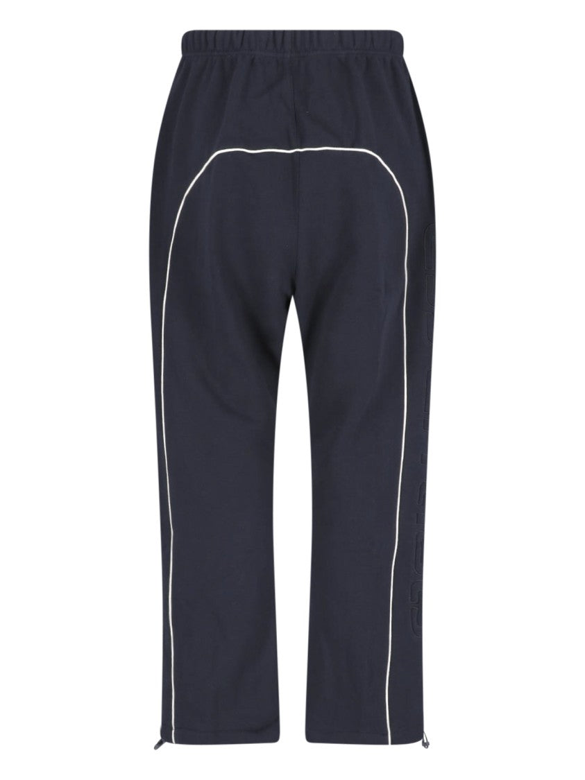 Fear Of God Essentials Dark Blue Relaxed Contrast Piping Trousers