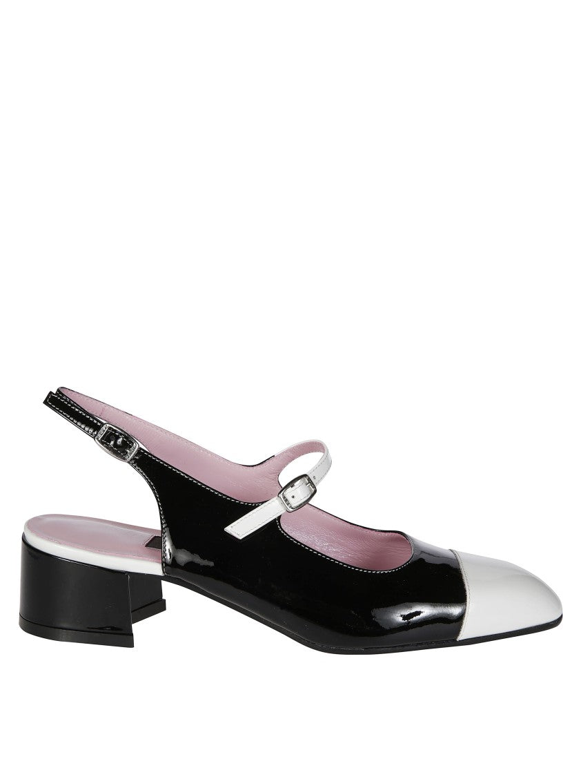 Carel Slingback 01 Shoe With Wide Heel