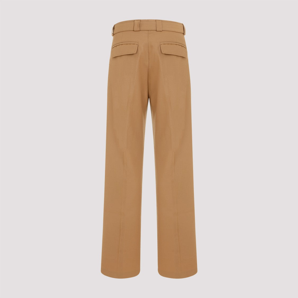 Dries Van Noten Paulson Camel Polyester Pants